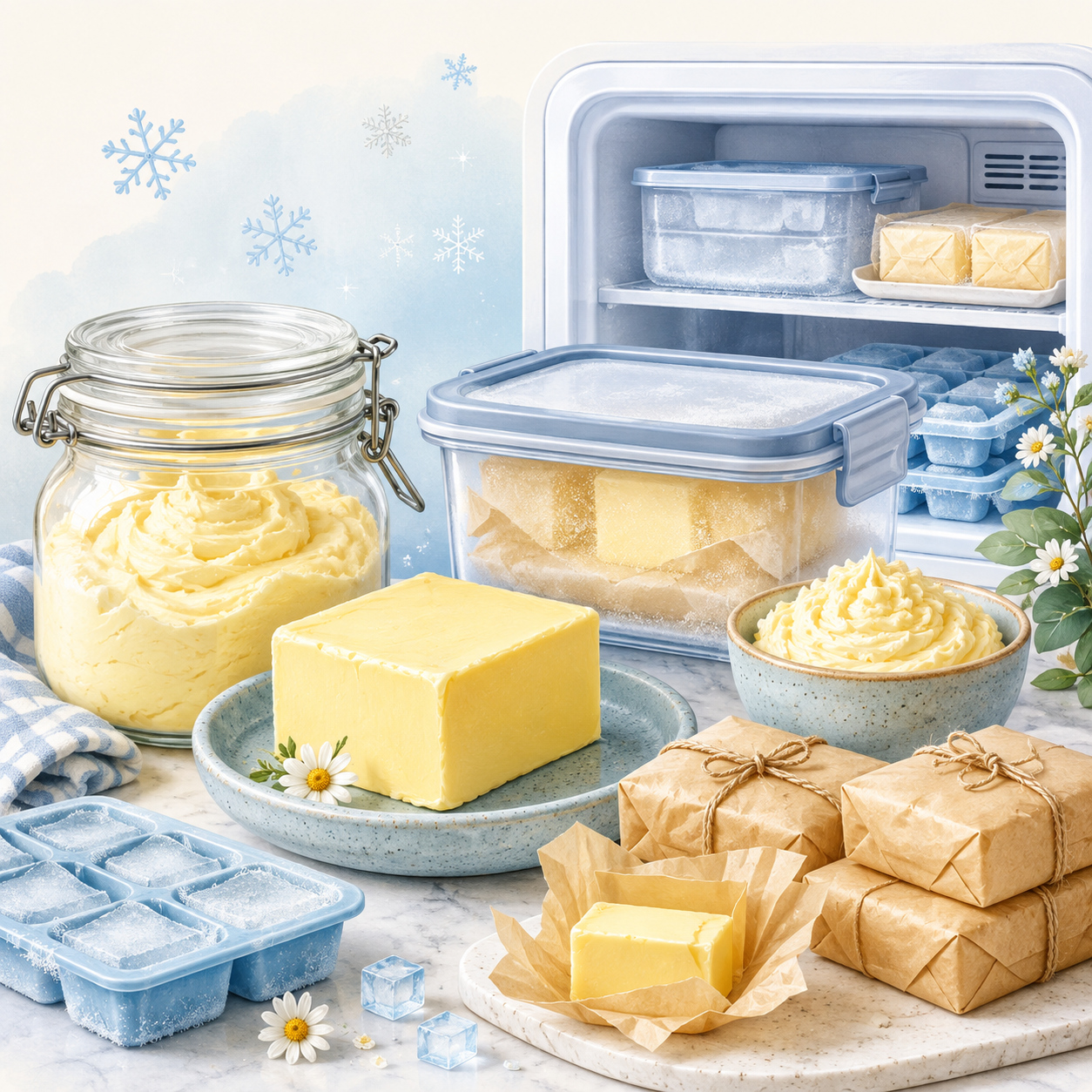 Homemade Butter Storage & Freezing Guide